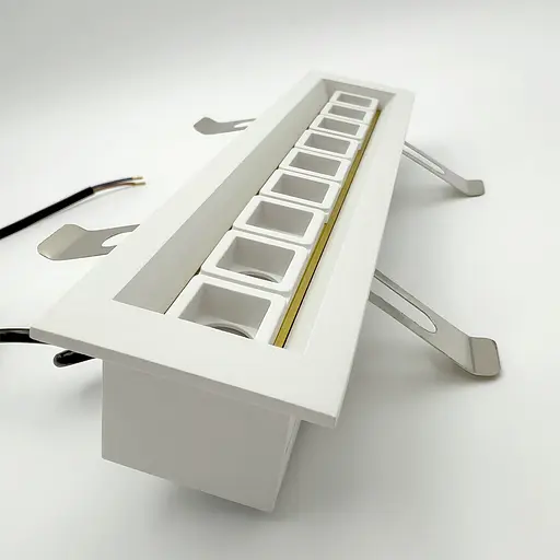 Вбудований світильник Skarlat RSL74166 9×2W WH+GD 4000K - фото 5