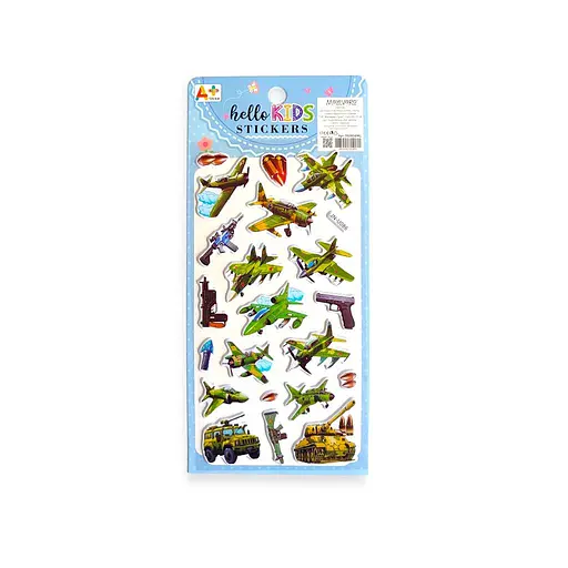 Наліпки дитячі 6 дизайнів 12 шт. (762800ML) - фото 3