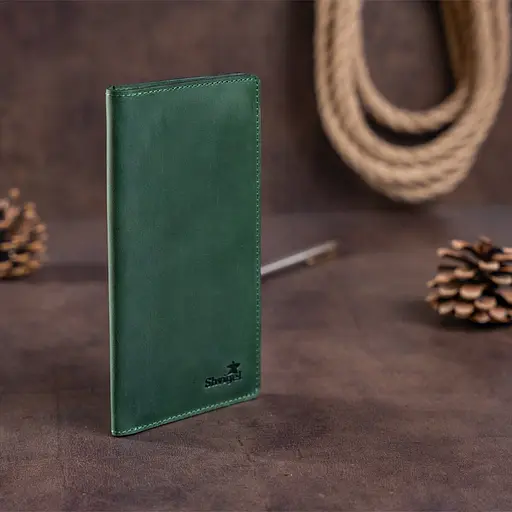 Кожаный портмоне Shvigel 19х9.5х1 см acs0016043 - фото 6