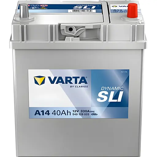 Акумулятор Varta Blue Dynamic A14 40Ah ASIA Ев (-/+) ТК 330EN 187х127х225 мм