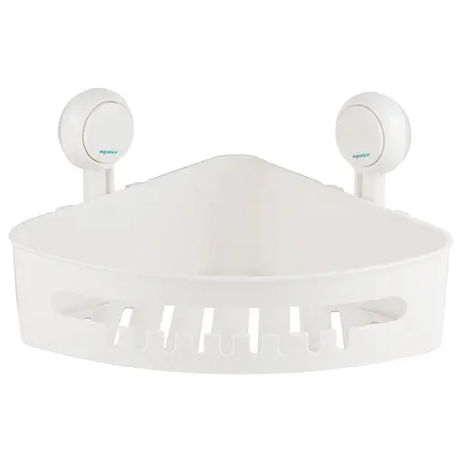 Полочка на вакуумных присосках Aquatica угловой s42 255×255×105мм (9784293) - фото 3