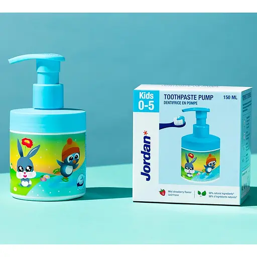 Зубна паста Jordan Kids 0-5 років 150 мл з дозатором (510002810) - фото 3