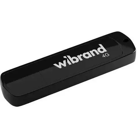 Флеш накопитель USB 4Gb Wibrand Grizzly черный USB 2.0 (WI2.0/GR4P3B) - фото 1
