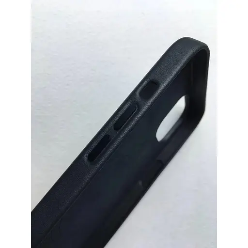 Оригинальный кожаный чехол Apple Leather Case MagSafe для iPhone 14 Plus (6.7") Black MPP93ZE/A - фото 5