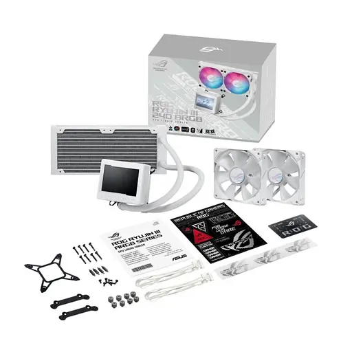 СВО ASUS ROG Ryujin III 240 ARGB White Edition (90RC00K2-M0UAY0) - фото 7