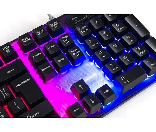 Клавіатура Vinga KB414 USB Black (KB414) - фото 3