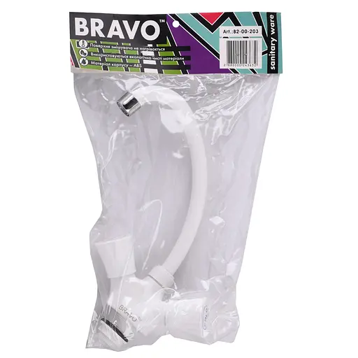 Змішувач для кухні Bravo B2-00-203 термостійкий ABS пластик Білий - фото 5