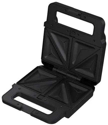 Мультимейкер Liberton LSM-5105 800 W 4в1 гриль трикутні сендвічі 4 шт бельгійські вафлі 2 шт горішки 12 шт антипригарне покриття індикатор живлення та готовності автоматичний контроль температури Black - фото 2