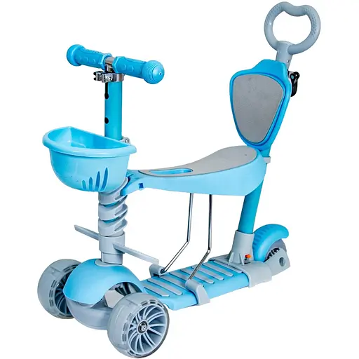 Самокат 5 в 1 Scale Sports Від 1-8 років Блакитний 000248276