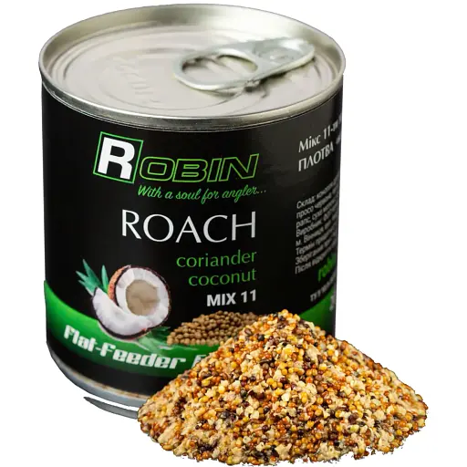 Зернова суміш Robin MIX-11 Зерен Плітка Коріандр-Кокос 200 мл (ж/б)