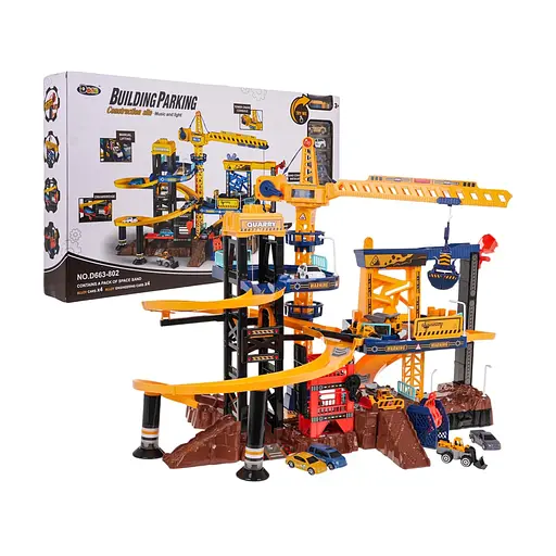 Конструктор Ramiz гараж будмайданчик з аксесуарами D663-802