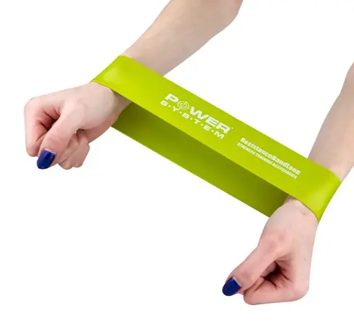 Гумка для фітнесу Power System PS-4062 Flex Loop Medium Green опір 18 кг (PS_4062_Green) - фото 2