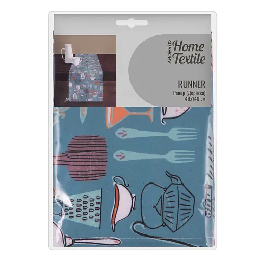 Раннер Ardesto Cookery 40х140см, 90% полиэстер, 10% хлопок (ART01CK) - фото 1