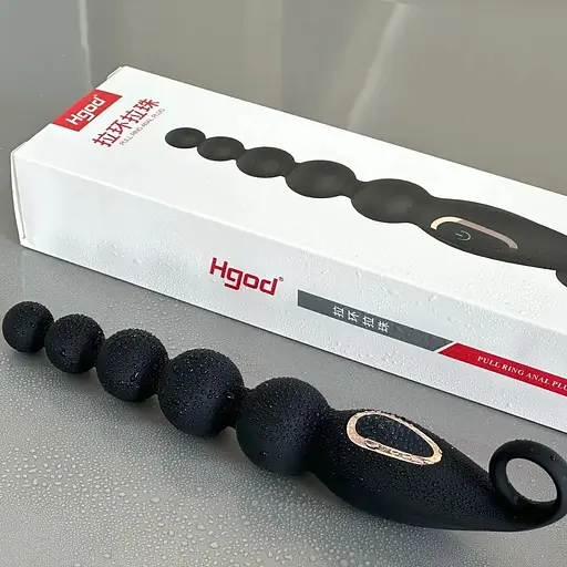 Анальна пробка стимулятор віброкулька, масажер простати - фото 2