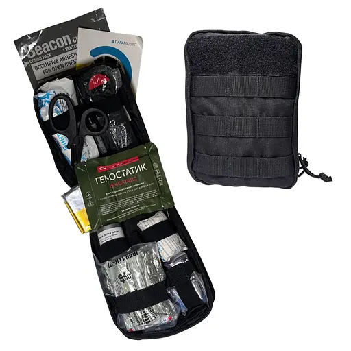 Аптечка военная тактическая Tactical aid kit (с турникетом CAT 7) - фото 1
