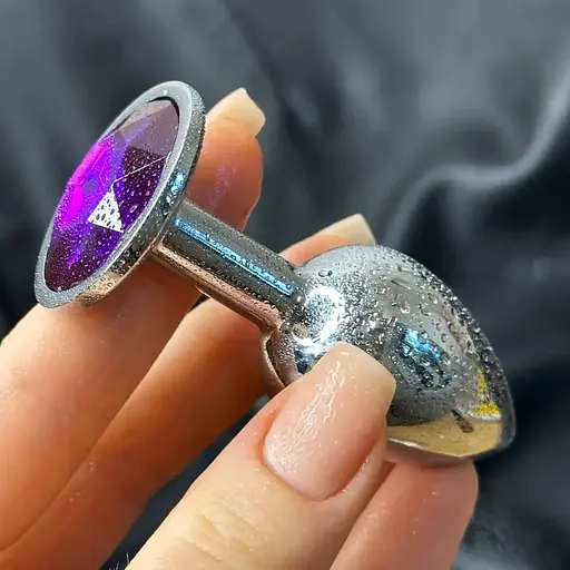 Анальний корок металевий розмір L - фото 2