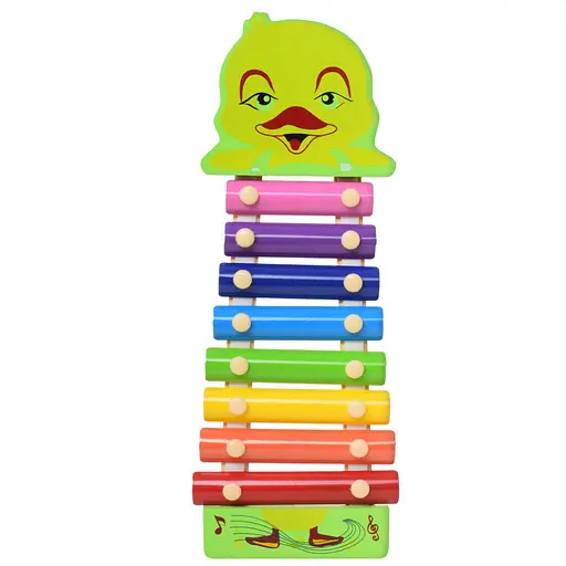 Деревянная игрушка Ксилофон MD0712 8 тонов Уточка - фото 1