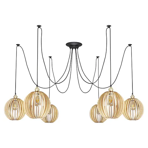 Люстра-паук LS 2121-6B - фото 1