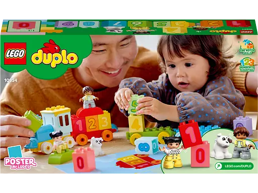 Уценка. Конструктор LEGO DUPLO My First Поезд с цифрами - учимся считать, 23 детали (10954) - фото 8