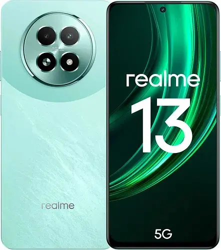 Смартфон Realme 13 5G 12/256 GB (RMX3951) NFC зеленый (Speed ​​Green) - фото 6
