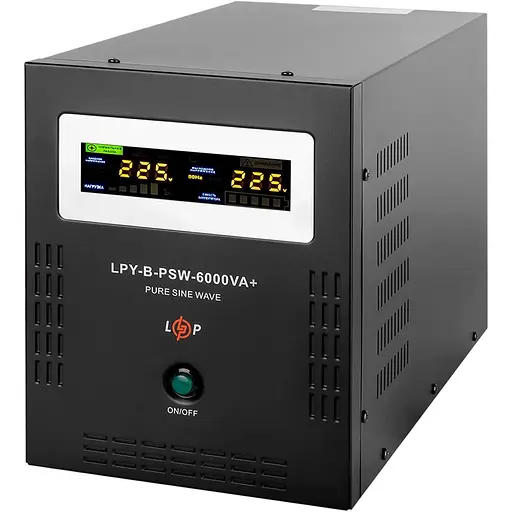 Источник бесперебойного питания (ИБП) LogicPower LPY-B-PSW-6000VA+ 4200Вт 10A/20A (6615) [107292]