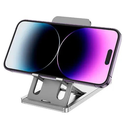 Тримач Hoco Freedom metal folding desktop stand HD5 4.5-7" - фото 2