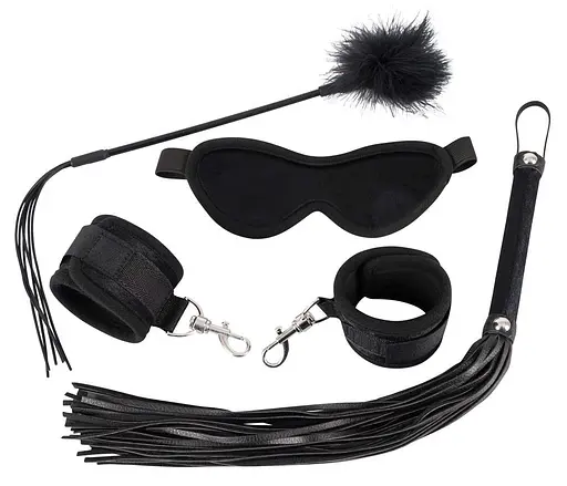 BDSM набор Bad Kitty Fetish Set (черный) - фото 1