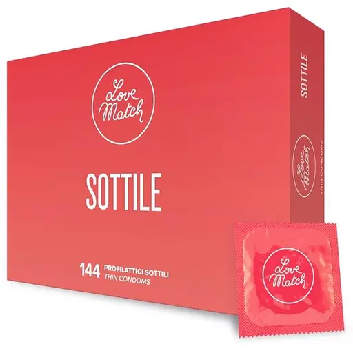 Ультратонкі презервативи Love Match Sottile 144 шт. - фото 2