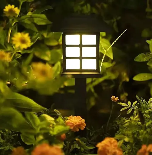 Вуличні садові сонячні світильники Solar Garden Lights X17 4 шт. на сонячних батареях підсвічування газону - фото 6