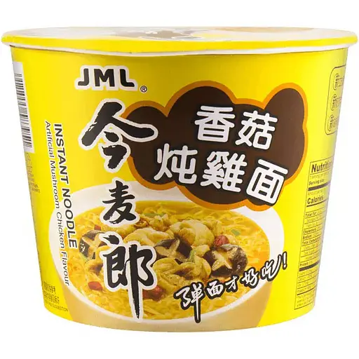 Локшина рамен JML Big bowl Mushroom Chicken зі смаком курки та грибів 110 г