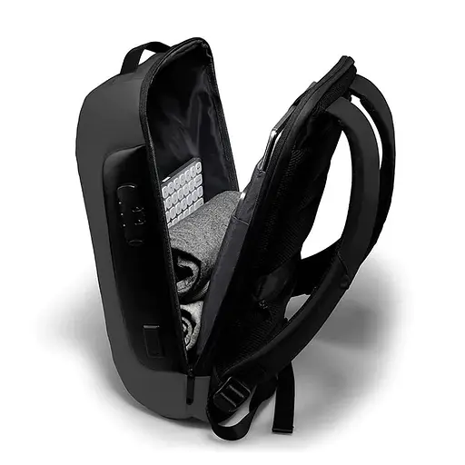 Рюкзак Mark Ryden для ноутбука 15.6 дюймов MR9116 с кодовым замком и USB-портом Серый - фото 6