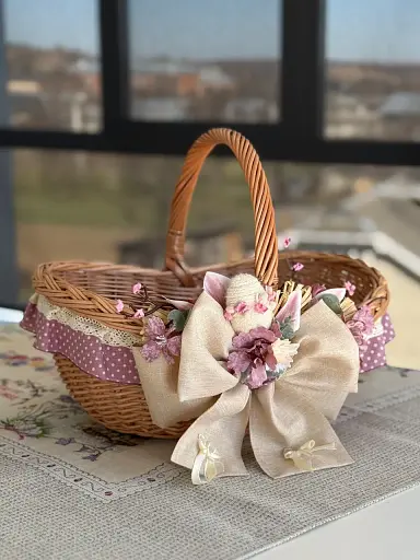 Пасхальная корзина 35х28х28см hand-made 2 MIS LT - фото 1