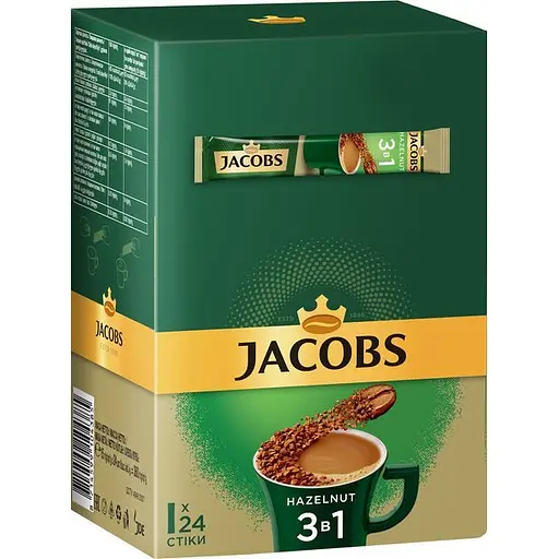Напиток кофейный Jacobs 3 в 1 лесной орех, 15 г (797979) - фото 3
