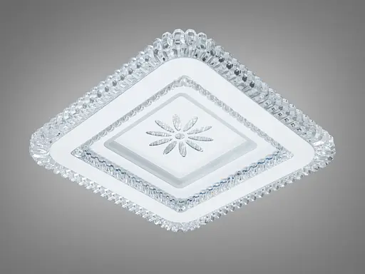 Світлодіодна стельова люстра Romin сіра 42 Вт до 7 м² - фото 4