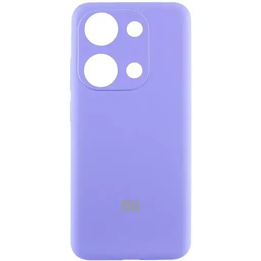 Чехол Lakshmi Silicone Cover Full Camera (AA) with logo для Xiaomi Poco X6 Pro Сиреневый / Dasheen