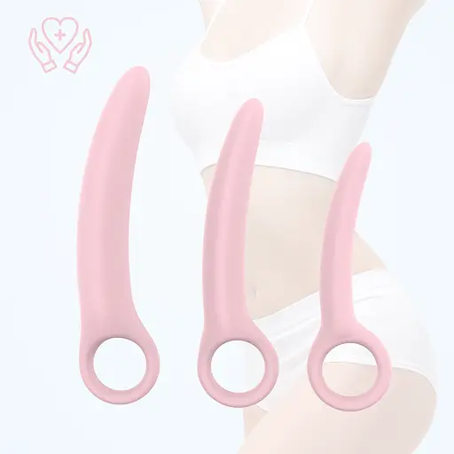 Набір фалоімітаторів Erospace Sweet Play A13 3 шт. рожевий - фото 9