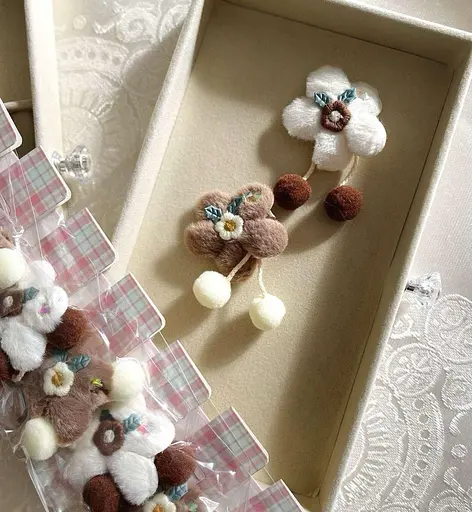 М'який декоративний аксесуар для волосся 10 шт. - фото 2