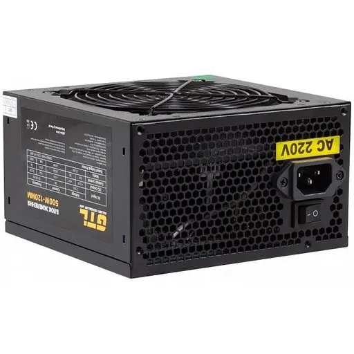 Блок живлення GTL 500W Gaming Star Black 80 Plus (GTLGS500BK) - фото 2