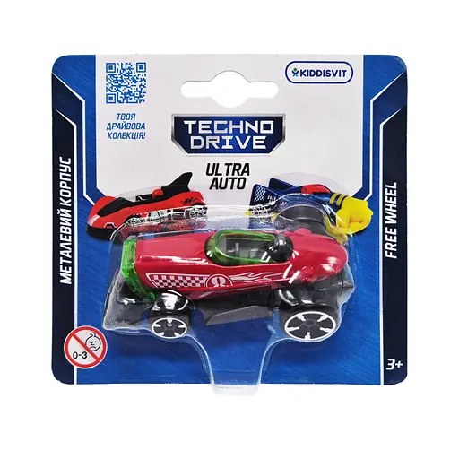 Ігрова міні-машинка Ultra Auto TechnoDrive 250321W-5 металевий корпус - фото 1