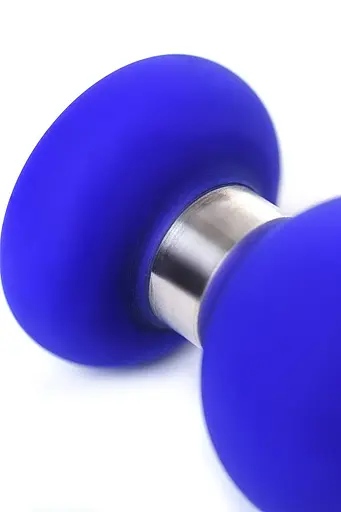 Анальная пробка ToDo Anal Plug Сlassic L 13 см (синий) - фото 6