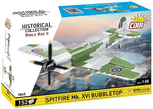 Конструктор дитячий літак Spitfire Mk. XVI Bubbletop COBI 5865