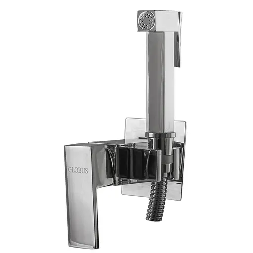 Набір гігієнічного душа прихованого монтажу Globus Lux GLN-0-106MIX, Хром - фото 2