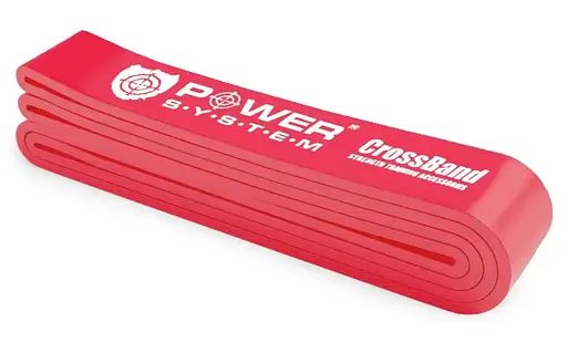 Гумка для фітнесу і кроссфіту Power System PS-4053 CrossFit Level 3 Blue (опір 15-40 кг) (PS-4053_Red) - фото 3