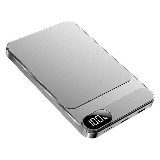 Повербанк PowerBank C1 Plus MagSafe 10000 mAh  20W для iPhone сріблястий
