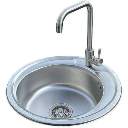 Комплект мийка + змішувач Romzha Sorin Textura (B) - фото 1