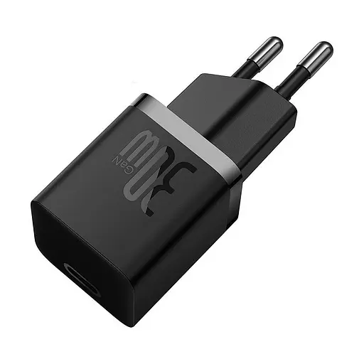 Блок швидкого заряджання OS Baseus GaN5 Fast Charger (mini) 1Type-C 30 W (CCGN070701) чорний - фото 2