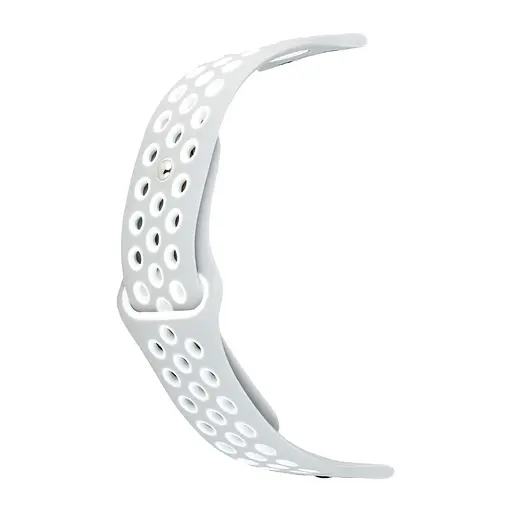 Ремінець Apple Watch Nike Sport 42/44/45/46/49 мм Сірий/Білий S - фото 2