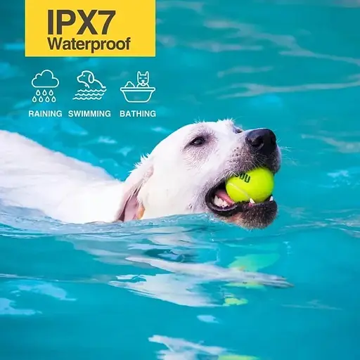 Електронний нашийник для середніх собак Dobe DB900S дресирувальний з трьома видами впливу чорний - фото 5