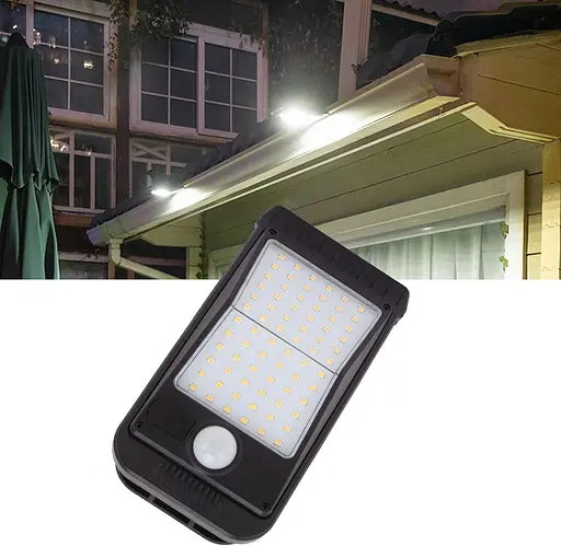 Сонячна лампа для саду 72 світлодіоди IP65 водонепроникна білий - фото 6