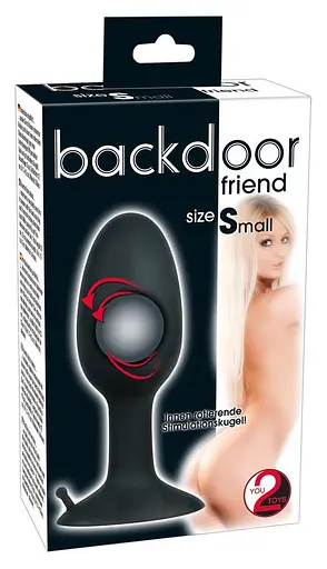 Анальна пробка Orion Backdoor Friend Small 9 см (чорний) - фото 3